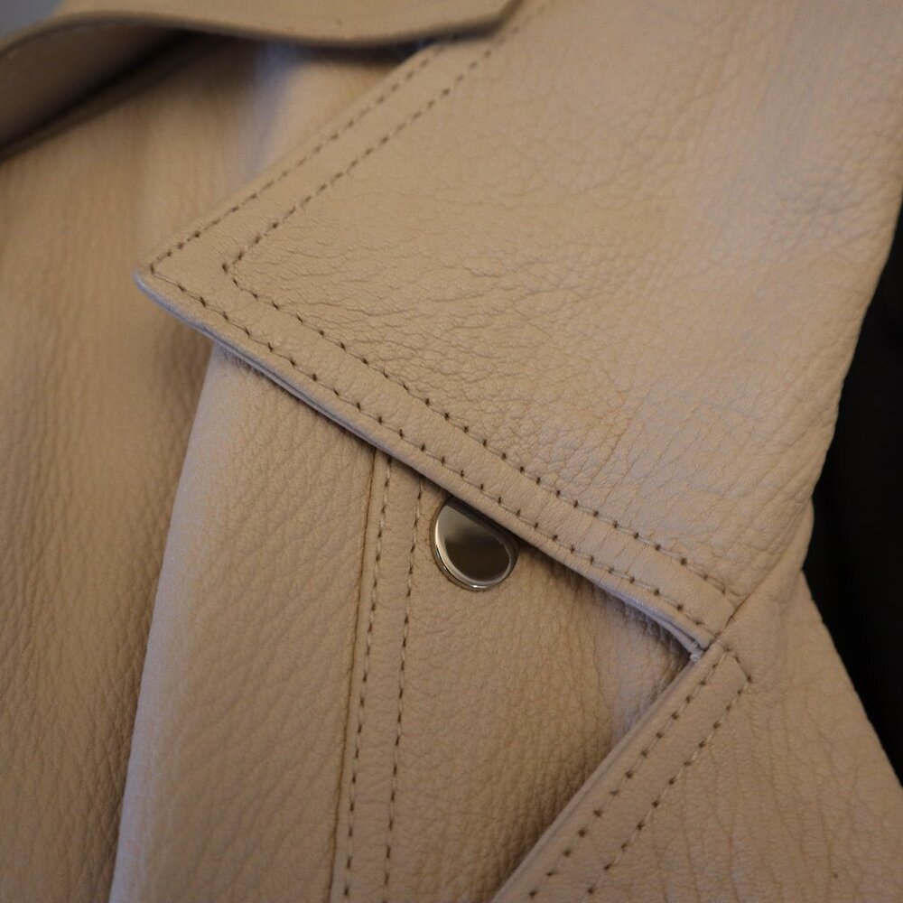 Leather Jacket LTH JKT Pink Biker Snap Women's Size Small New with Tag $795 - Picture 5 of 9
